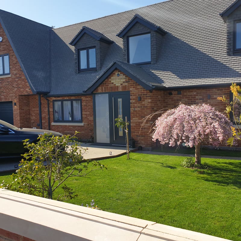 A modern dormer detached home built by A-S Building Services for our director's residence