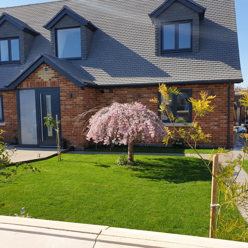 Finished detached front view
